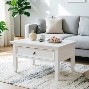 white furniture,white coffee table